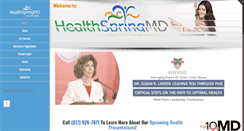Desktop Screenshot of healthspringmd.com