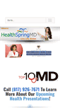 Mobile Screenshot of healthspringmd.com